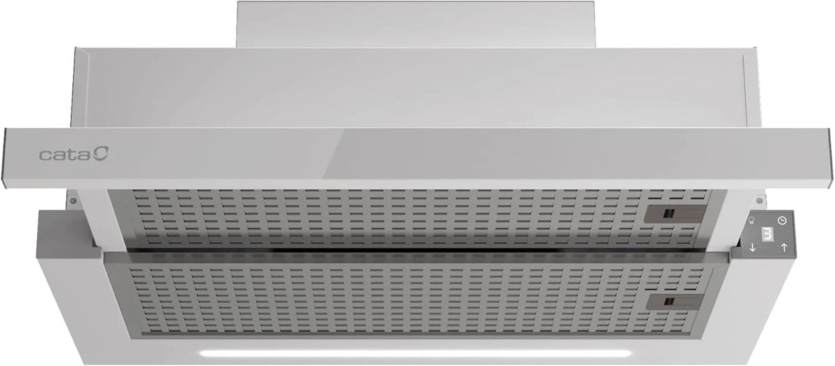 Cata Campana Extratora TFH 6830 GWH 6 Níveis de Extração Painel de Controle Tátil Nível Sonoro 46 db Motor Extra Silencioso Iluminação LED Interior Blindado Fácil Limpeza Largura 60 cm Cor Branco