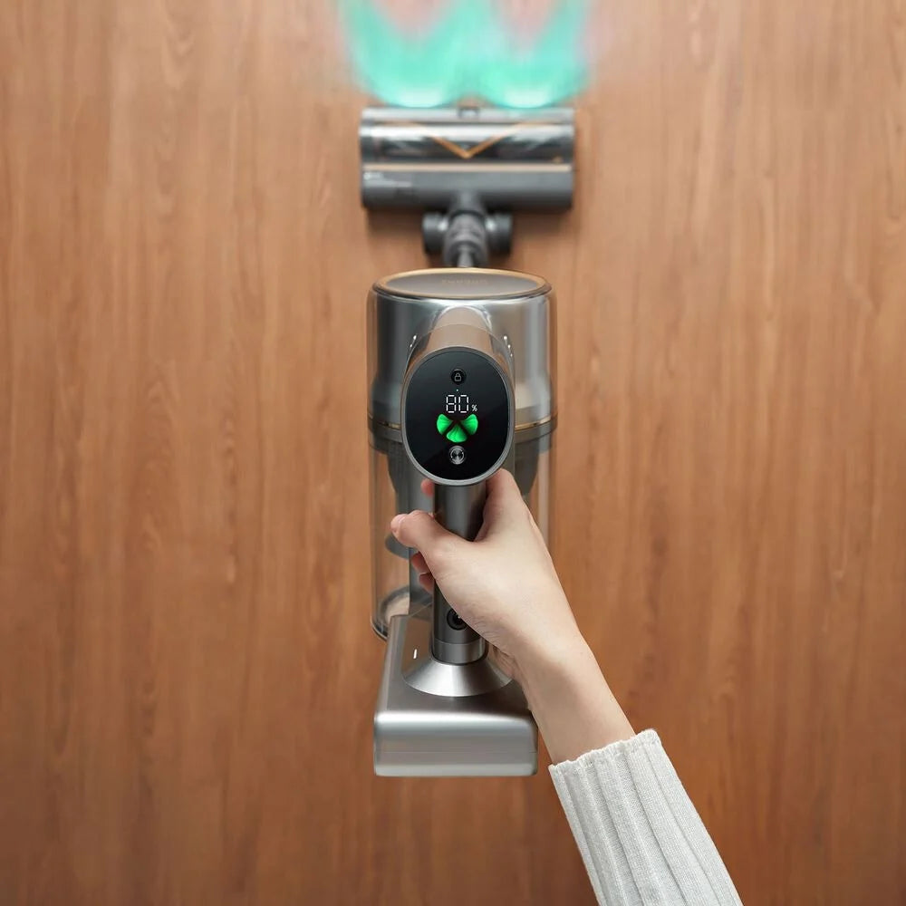 Aspirador de Pó Vertical e Mop Dreame R20 Aqua, 27 kPa, 2 escovas