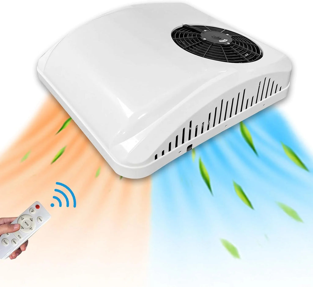 Ar Condicionado RV 8800BTU CC 12V para Caminhões e Motorhomes