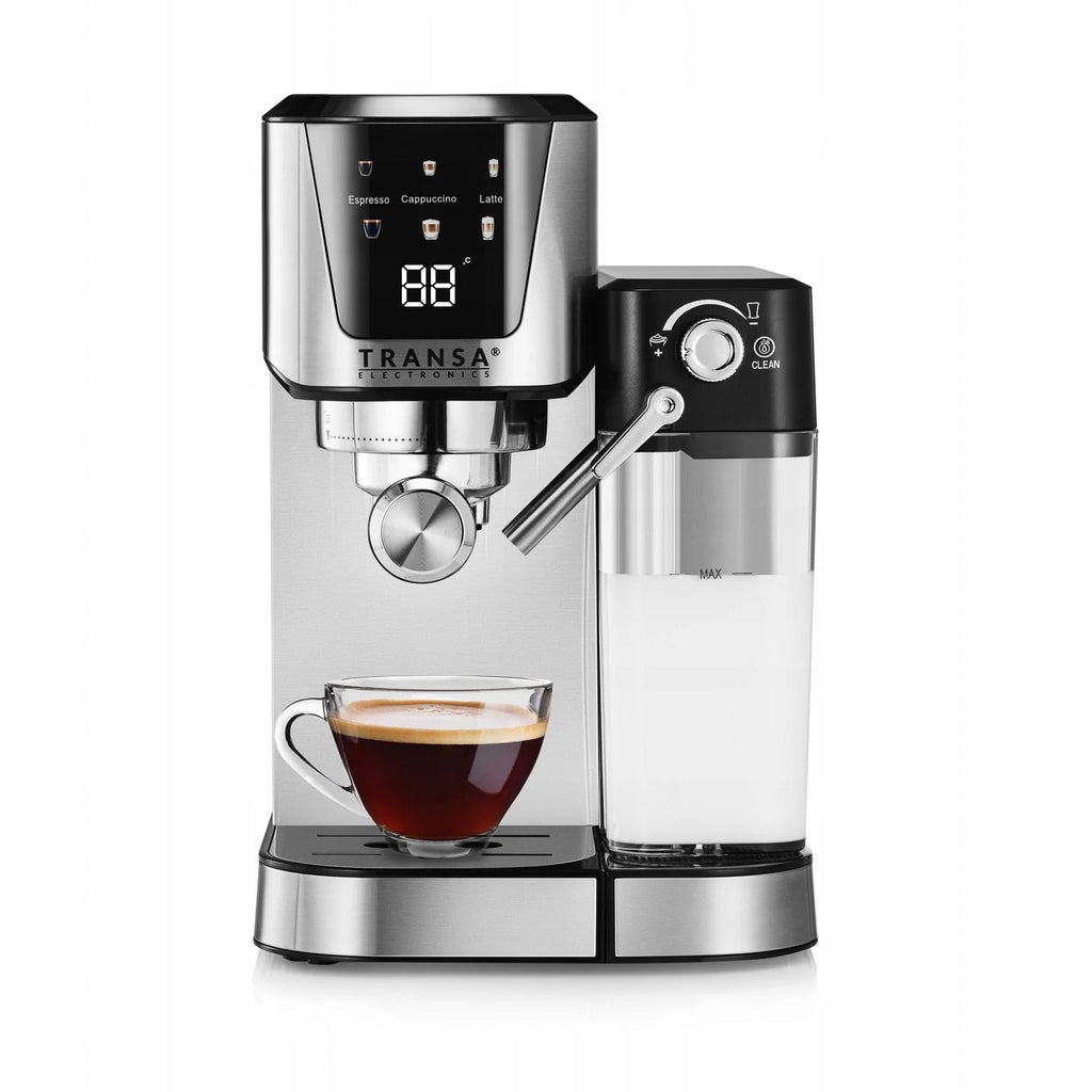 Máquina de café expresso com bico e LCD automático, bomba ULKA 20 BAR