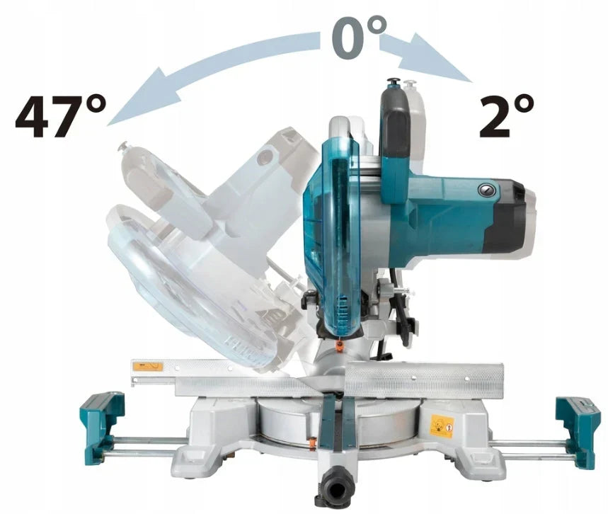 MAKITA LS1110F SERRA DE ESQUADRIA COM AVANÇO 1450W 260MM LED PARTIDA SUAVE