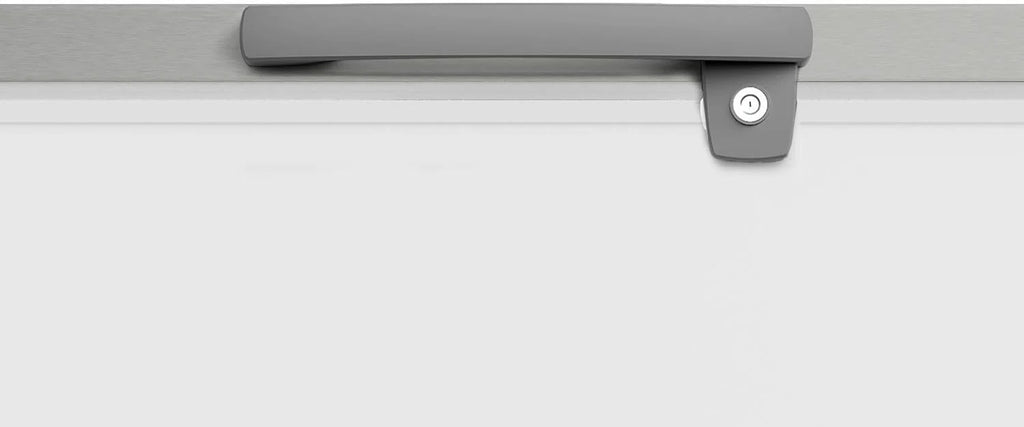 METRO Professional Freezer Horizontal GHF2700S, 188 x 73,5 x 94,5 cm, 700 L, 125W, 3 cestos, iluminação LED, 6 rodas, com fechadura, branco/cinza