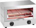 MBH - Torradeira industrial elétrica de 1 andar INOX para HOTELARIA. Forno torrador de pão profissional para bar e restaurante.