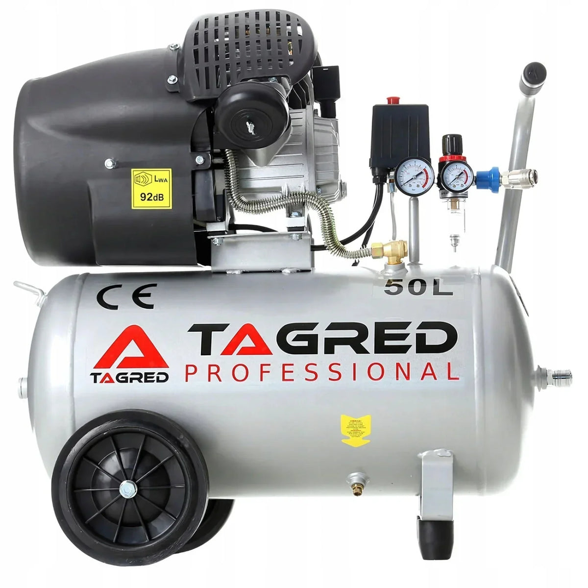 COMPRESSOR DE AR TAGRED 50L V2 SEPARADOR KIT + Óleo ALTA QUALIDADE