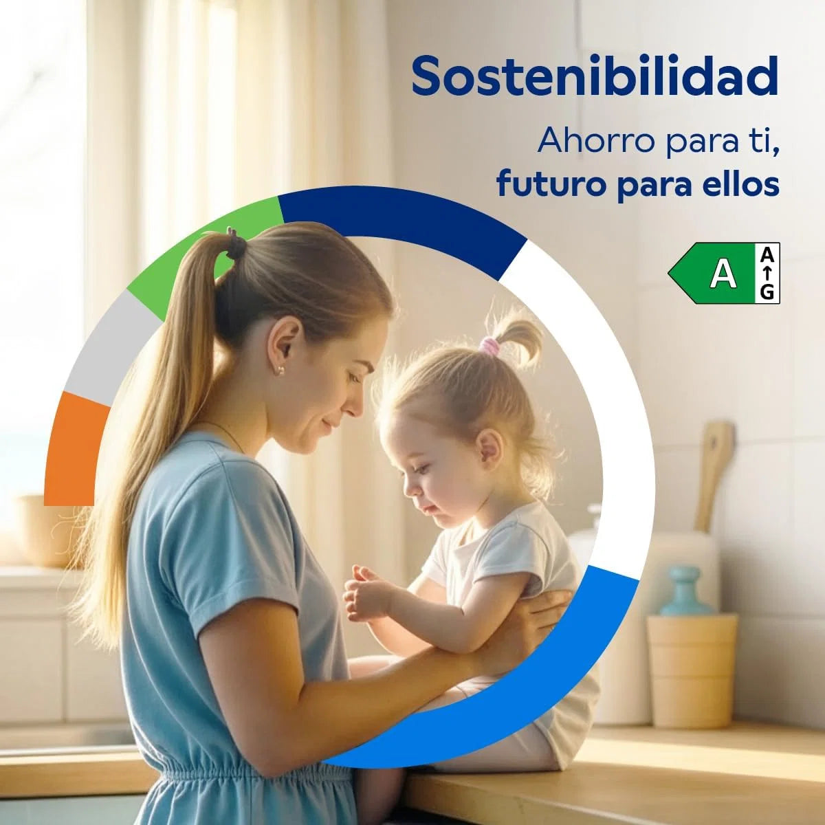 Balay - Máquina de Lavar Roupa, Instalação Livre, 9 kg, Programa Super rápido e Rápido/mix, Branco, 3TS993BP, entrada padrão