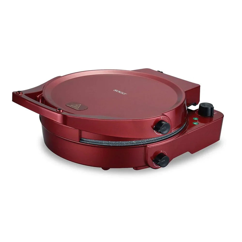 Forno de Pizza e Grelhador 2 em 1 de 30cm 180º-1800w - Sogo Piz-ss-10125