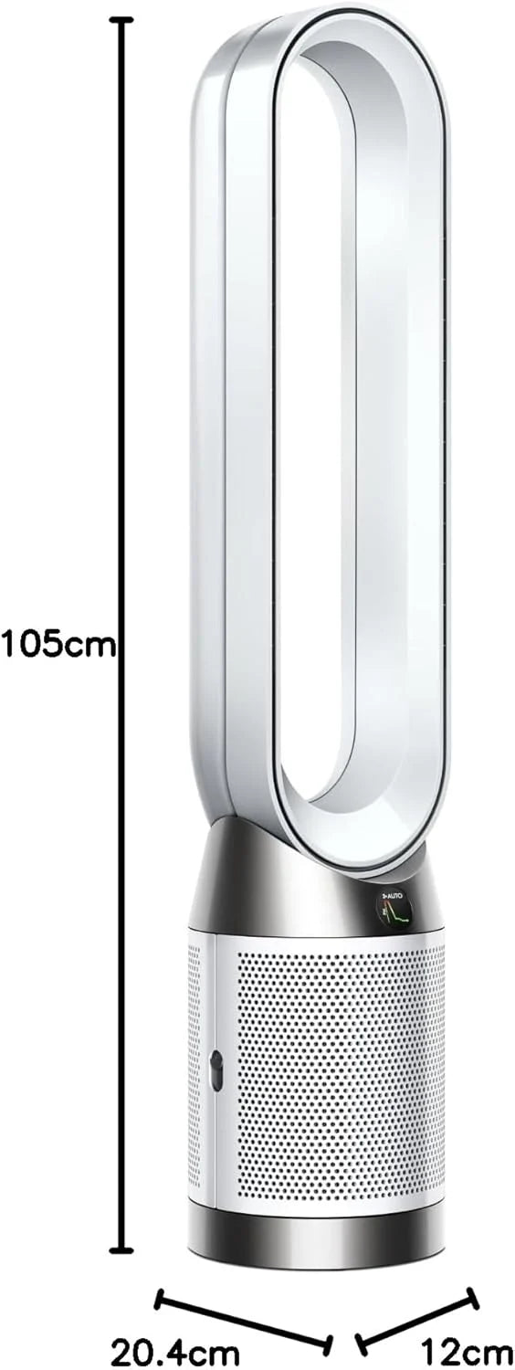 Dyson Purifier Cool PC1, Purificador de Ar e Ventilador Potente (Branco/Branco)