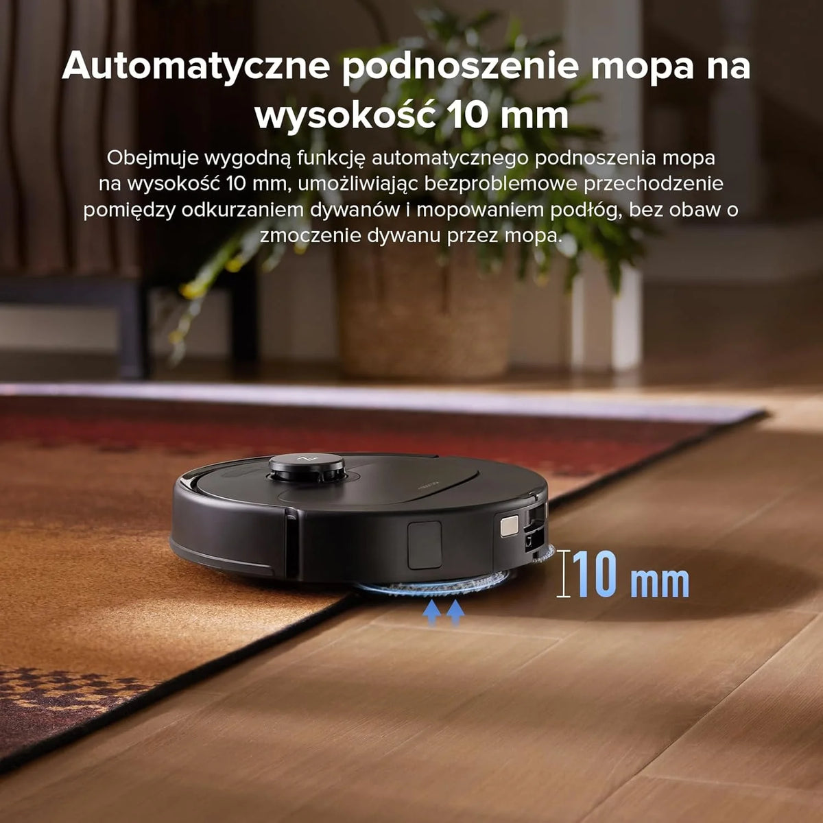 roborock QV 35A Conjunto de robô aspirador de pó, HyperForce de 8000 Pa, estação multifuncional, esfregão rotativo de 200 rpm e elevação de 10 mm, prevenção de emaranhamento, prevenção de obstáculos, mapeamento