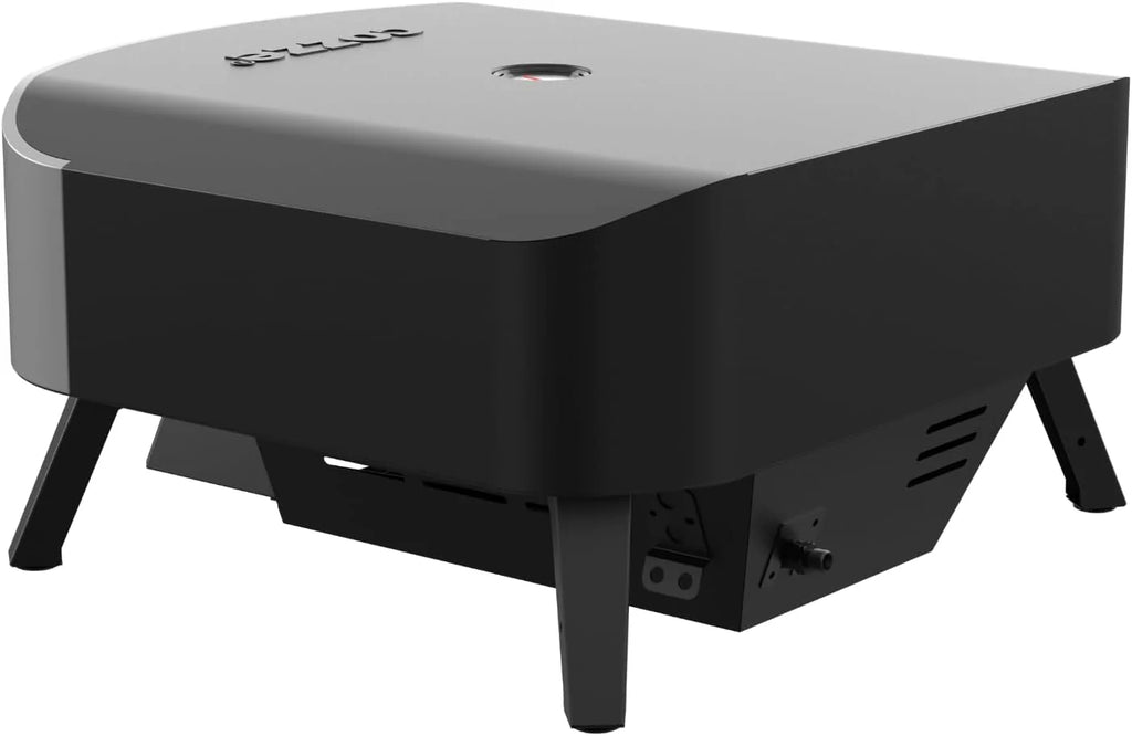 COZZE Forno de Pizza a Gás 17 polegadas – Grande Forno de Pizza para Exterior (50 mbar) – Forno de Pizza com Regulador para Pizza Familiar