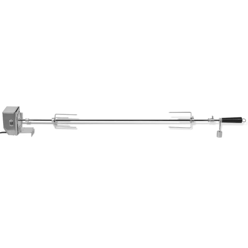Espeto Para Churrasco/Grelhador Com Motor Profissional Aço 1200 mm Vidaxl