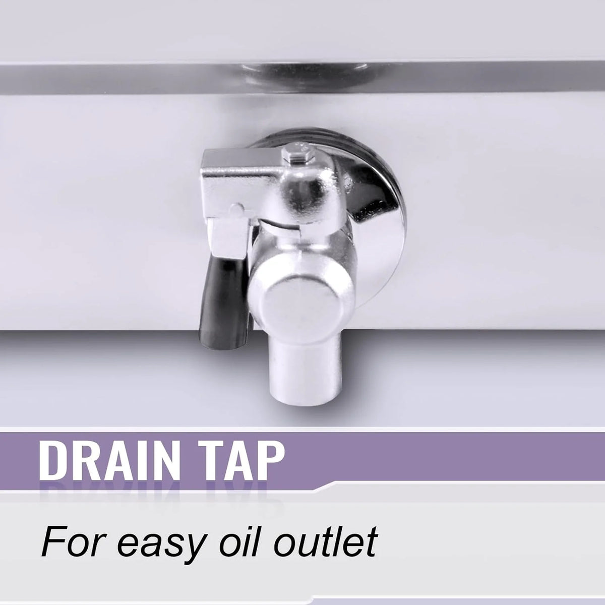 Fritadeira Elétrica Inox 16L Profissional Comercial, 3000W Aço Inoxidável Fritadeira com torneira