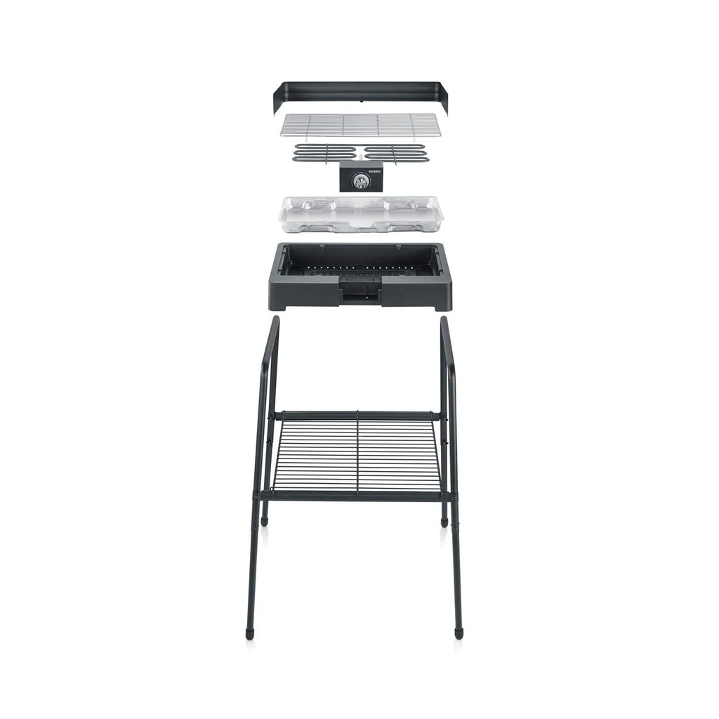 Churrasqueira com Suporte Preto 2200 W PG 8566 Severin