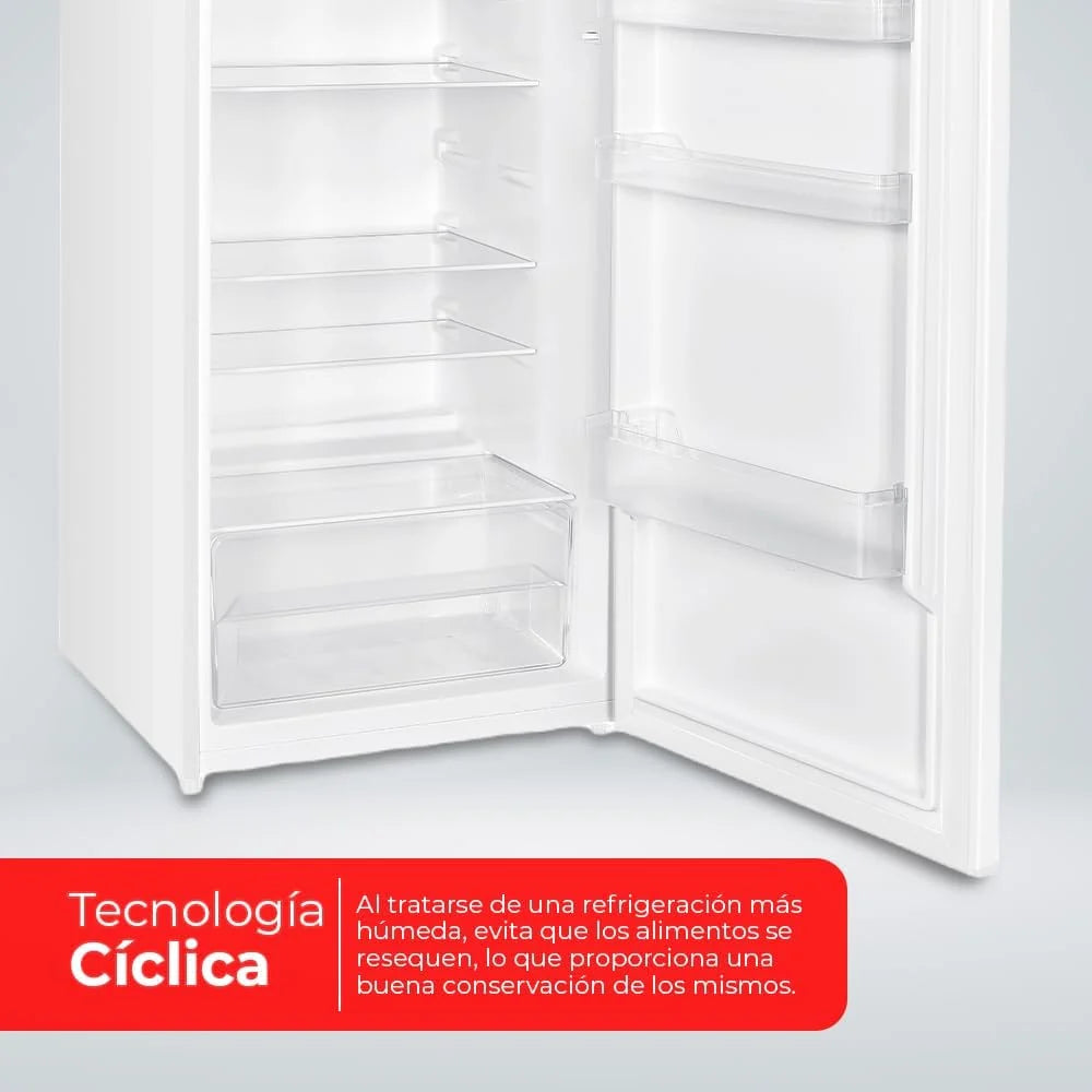 NILSON Geladeira 2 Portas Branco NF145500E. Capacidade 206 Litros, Porta Reversível, Baixo Nível de Ruído, Eficiência Energética Classe E