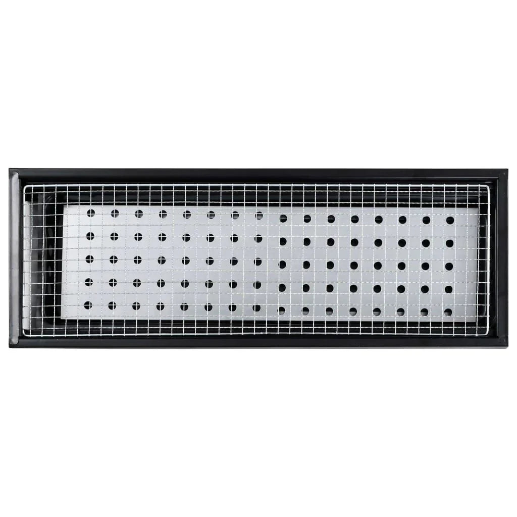 Churrasqueira Portátil para Acampamento Aço 60x22,5x33 cm Vidaxl