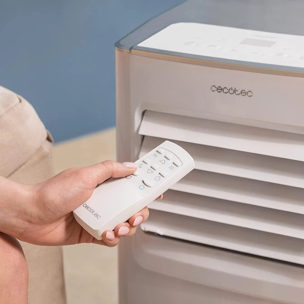 Ar Condicionado Portátil Cecotec com Controle Remoto ForceClima 7100. 7000 BTU, Baixo Consumo, Tela LED, 4 Modos, 2 Velocidades, Cobertura 15-20m2