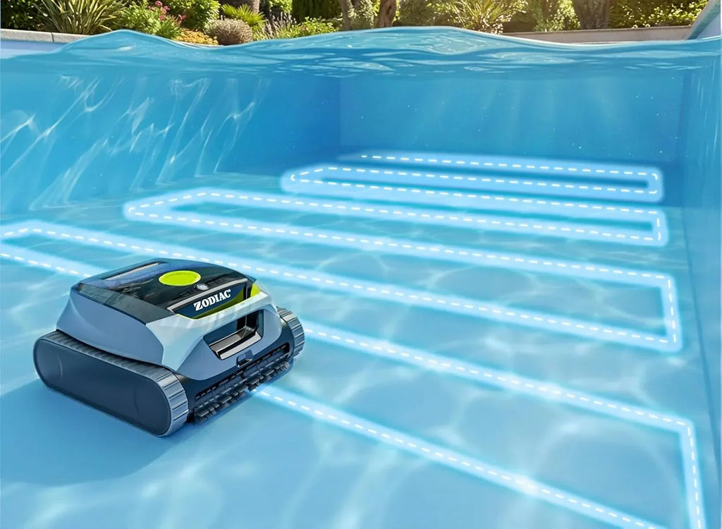 Robô Aspirador de Piscina Sem Fio Zodiac Freedom Lite com Bateria de Lítio - Limpador de Piso, Paredes e Linha d'Água - Dupla Filtragem - Ciclos de Até 3 Horas por Carga