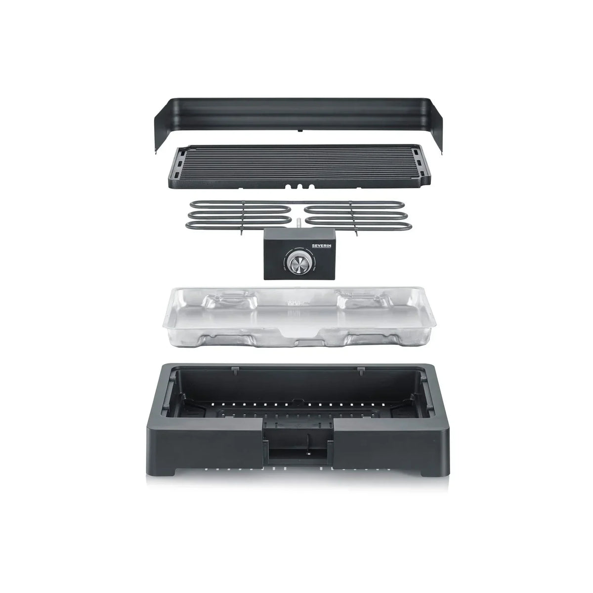 Churrasqueira De Mesa Elétrica Grelhador Ranhurado 2200 W PG 8567 Severin