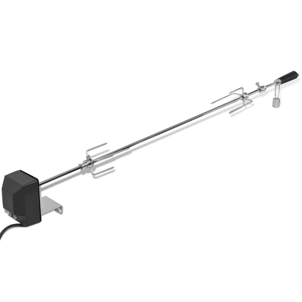 Espeto Giratório para Churrasco com Motor Aço 1200 mm Vidaxl