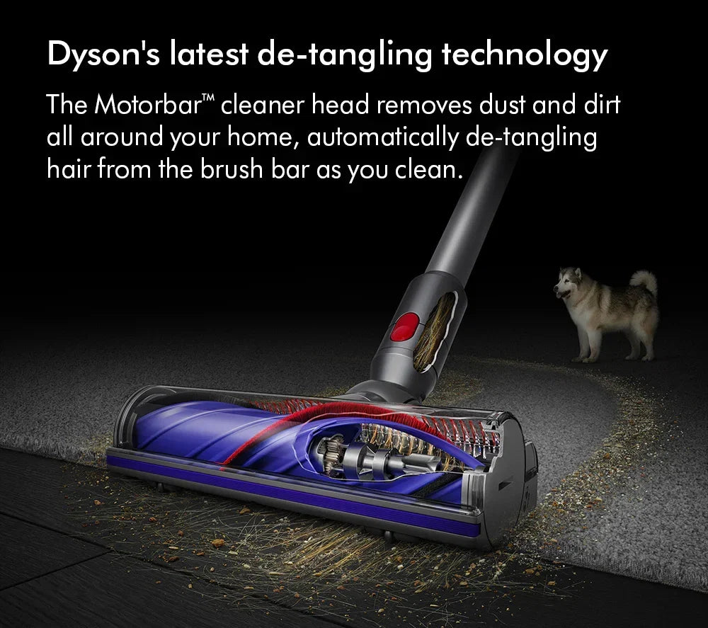 Dyson V11 Extra Aspirador Vertical Sem Fio 2026 – Até 60 minutos de autonomia – Acabamento Níquel e Vermelho