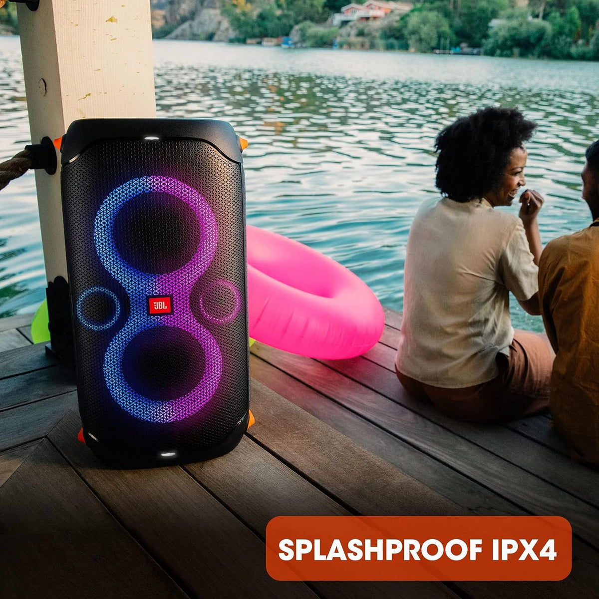 Jbl Partybox 110 JBLPARTYBOX110EU Alto-falante Bluetooth, preto, 24 x 69 x 2,5 cm