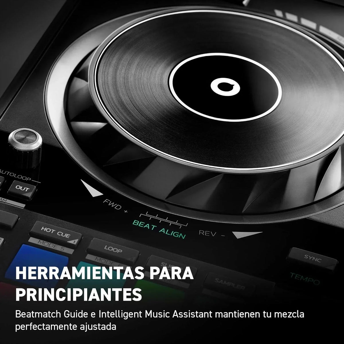 Controlador DJ Hércules DJControl Inpulse 500 com 2 decks USB para Serato DJ Lite e DJUCED