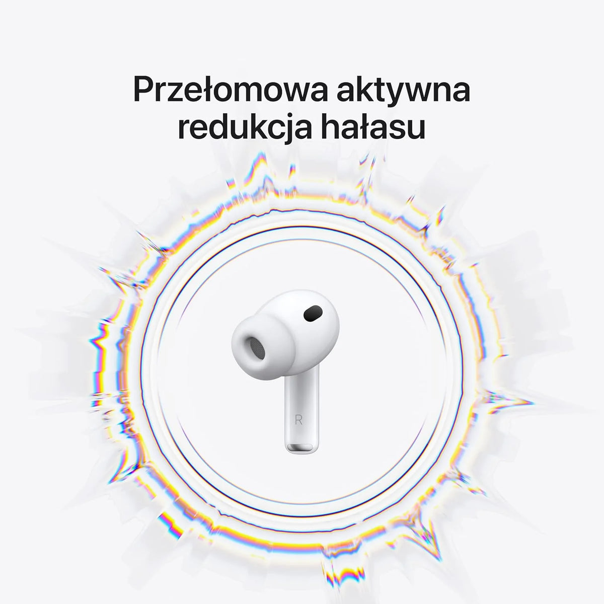 Apple AirPods Pro 3 Fones de ouvido sem fio, cancelamento de ruído ativo, monitoramento de frequência cardíaca, função de aparelho auditivo, Bluetooth, áudio espacial, Hi-Fi, carregamento USB-C