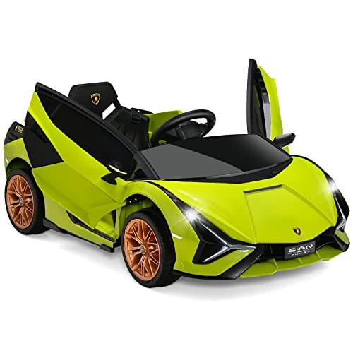 Lamborghini Elétrico Licenciado com Suspensão e Bluetooth
