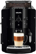 Krups Roma, Cafeteira superautomática, Reservatório de água 1.7 L, 3 níveis de temperatura, 3 níveis de intensidade, 15 bar, Moedor cônico de metal, Painel de controle fácil, Preta, EA810870