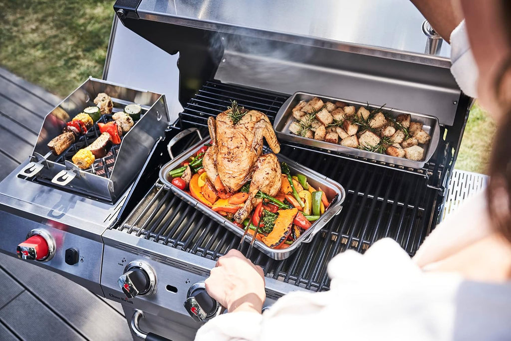 Char-Broil Churrasqueira a Gás Advantage PRO S 4 - Churrasqueira a gás com 4 queimadores e Tecnologia TRU-Infrared, queimador de alta potência de 900 °C, grelhas de ferro fundido