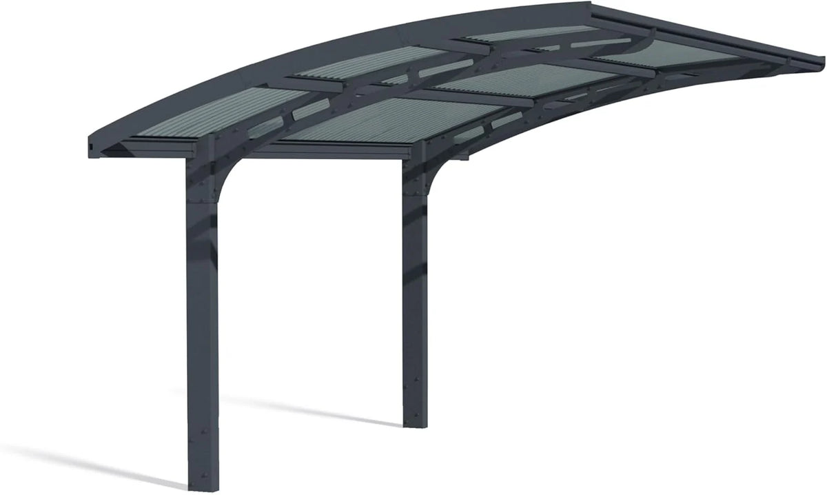 Canopia by Palram Carport Arizona 5000 em policarbonato, Alumínio Resistente e Inoxidável que Protege o Carro da Luz Solar