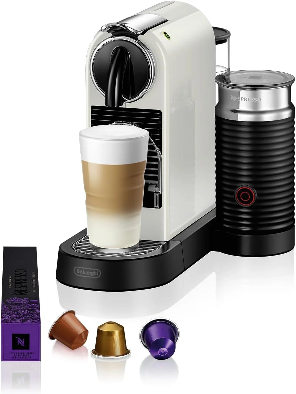 Cafeteira Nespresso Citiz EN267.WAE DeLonghi, sistema de extração especial, 1710 W, 1 L, plástico, Branco
