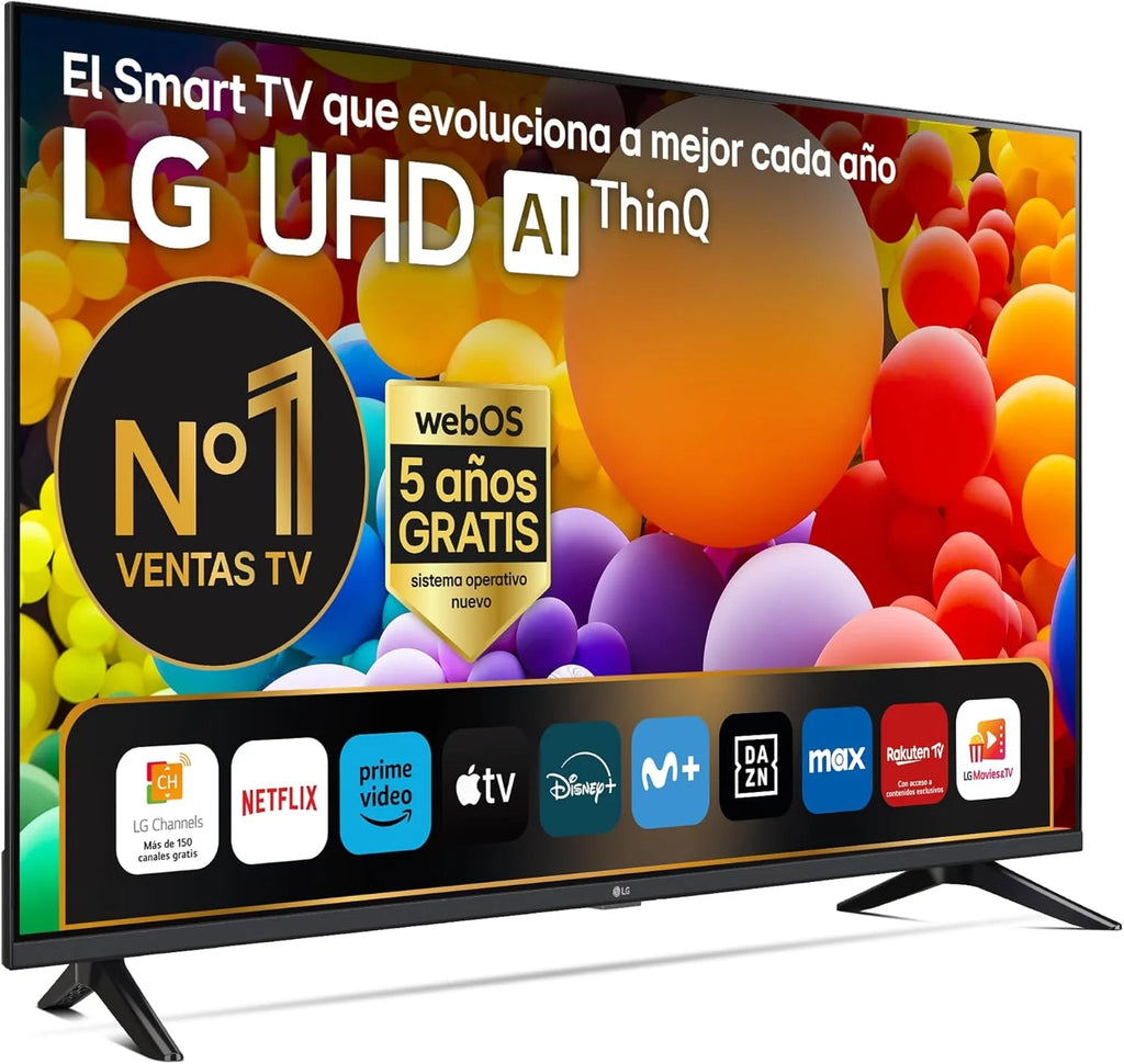 65UT73006LA 65", UHD 4K, Série UT73, Smart TV, WebOS24, Processador a5, HDR10, Dolby Digital Plus, SmartTV, 3840x2160, Preto