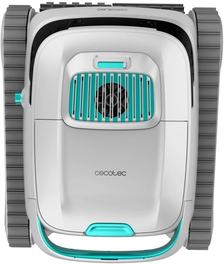 Robô Limpa-piscinas Cecotec para Fundos, Paredes e Linha de Água Conga Pooldroid 5000 TotalClean Pearl. Superfícies 100m2, Inclinação Máx 90º, Limpeza Ordenada, Autonomia 100min, Capacidade 4L