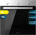 Forno Multifuncional de Encastre Cecotec 70L Bolero Hexa M236000 Inox Time. 2800W, 6 Funções, Temporizador, Base a Vapor XXL, Assistência a Vapor, Limpeza a Vapor Fácil, Ventoinha de Arrefecimento, Modo Descongelar, Eco, Convecção