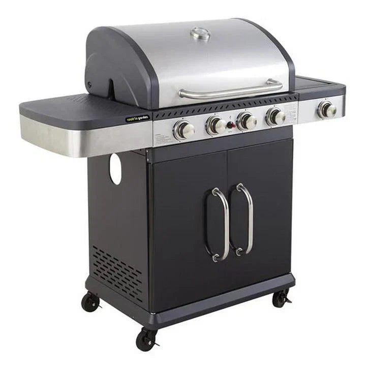 Cook'in Garden Churrasqueira a Gás com Rodas 4 Queimadores 14,5kw - Am064sbi
