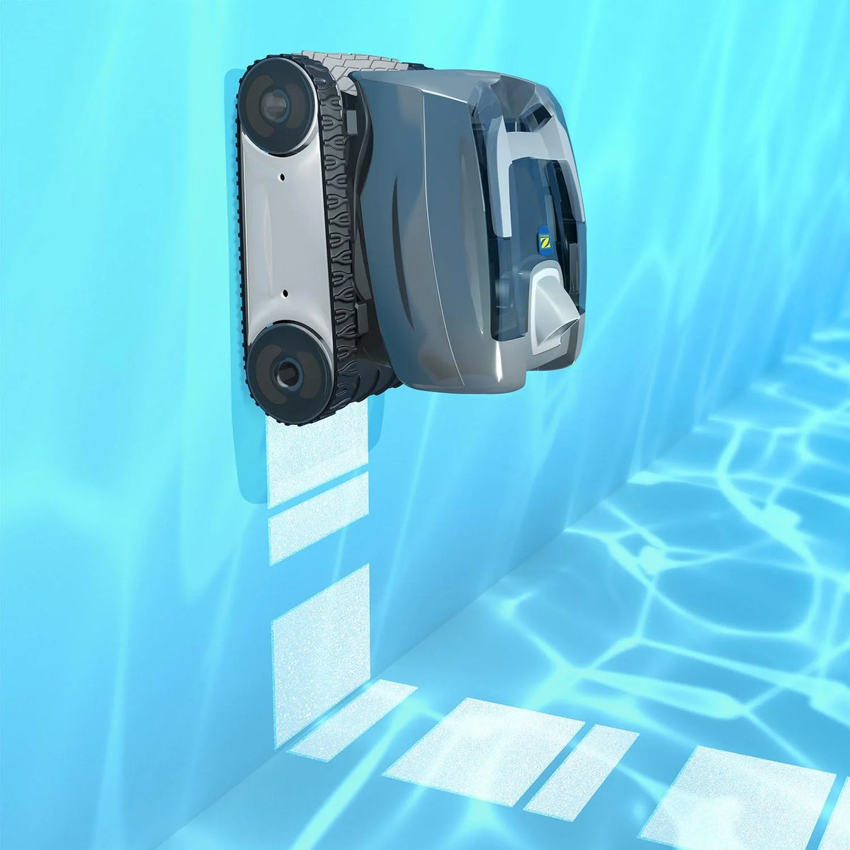 Zodiac Tornax 0T3300 Robô Aspirador Automático de Piscina até 9 x 4 m, limpa fundo e paredes e inclui cabo de 16,5 m, Cinzento