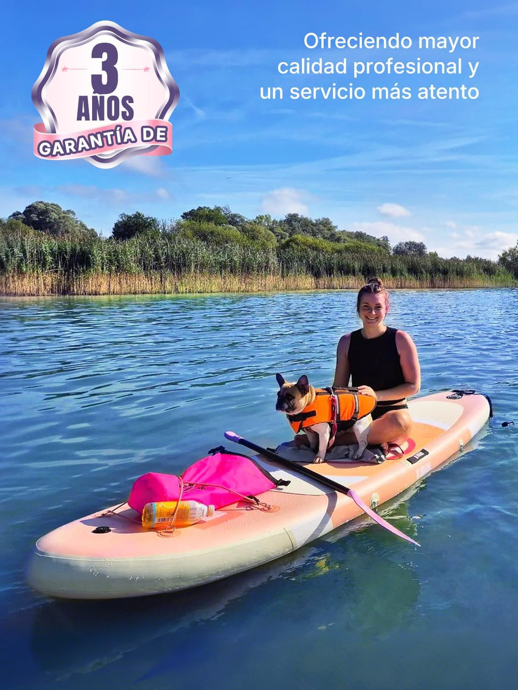 Niphean Tabla de Paddle Surf Inflável, Prancha de Paddle Surf 305 cm com Quilhas de Equilíbrio para Iniciantes e Acessórios Resistentes, Prancha Sup para Adultos, Stand up Paddle Board Versátil para Yoga