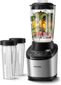Philips Viva Collection Espremedor de sumos de baixa velocidade - Limpeza rápida, Abertura larga para produtos, Bloqueio antigotejamento, Peças laváveis na máquina de lavar loiça, Capacidade 1 l (HR1889/70)