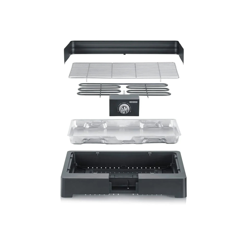 Churrasqueira De Mesa Preta 2200 W PG 8565 Severin
