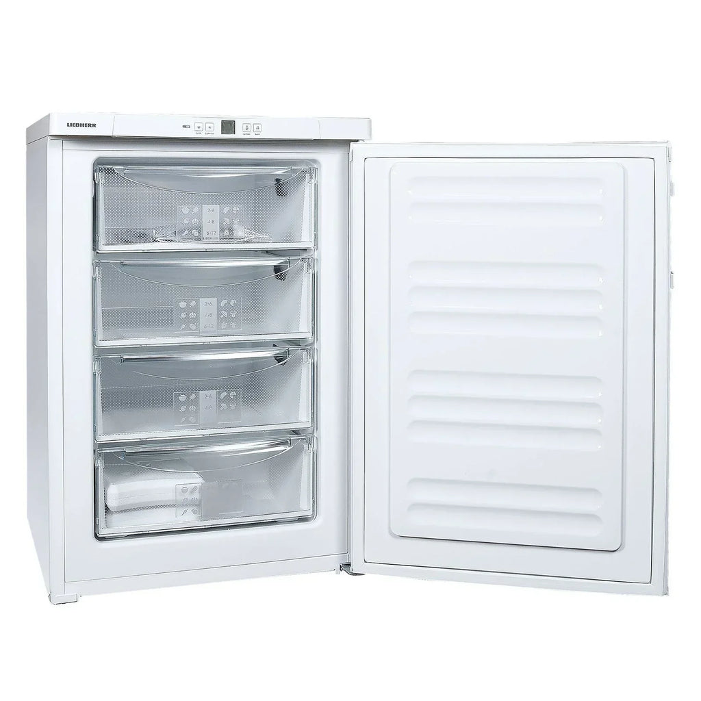 2026 Congelador de encastrar Liebherr GP 1496 Premium sob bancada – 103 litros, classe C, branco
