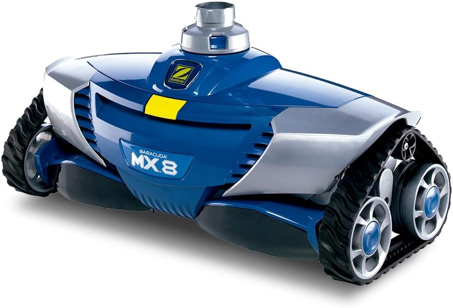 Zodiac W70668 MX8, Limpa-fundos hidráulico para piscinas enterradas de até 12 x 6 m