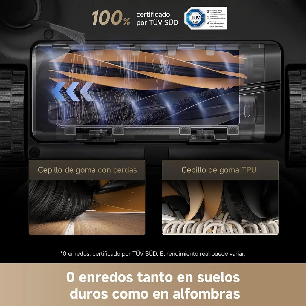 DREAME L40s Pro Ultra Robô Aspirador, 19.000 Pa, Escova Dupla HyperStream, Acesso a 4 cm de Altura, Escova Lateral Extensível e Elevável, Limpeza com Esfregão de Água Quente a 75 °C, Autolimpeza 3.0