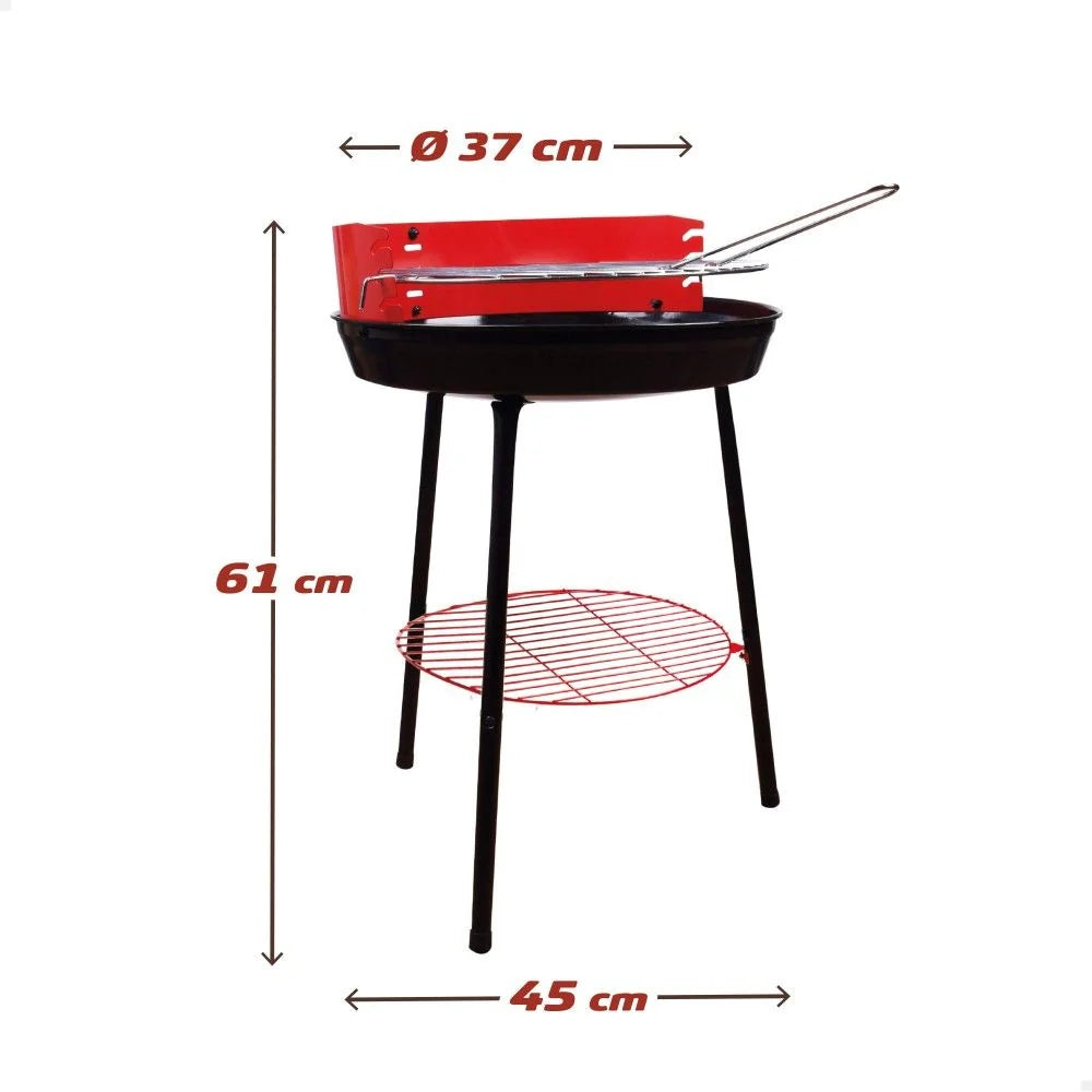 Churrasqueira a Carvão Ø37 Cm Aktive Sport Camping
