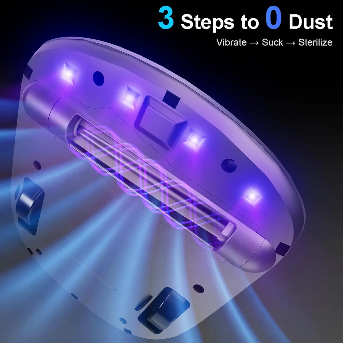 Robô X1, Aspirador de Ácaros, Navegação Inteligente, Limpeza Automática de Cama, Mãos Livres, Detecção de Bordas, Quatro Modos de Limpeza, 55dB Silencioso, Sucção de 14AW