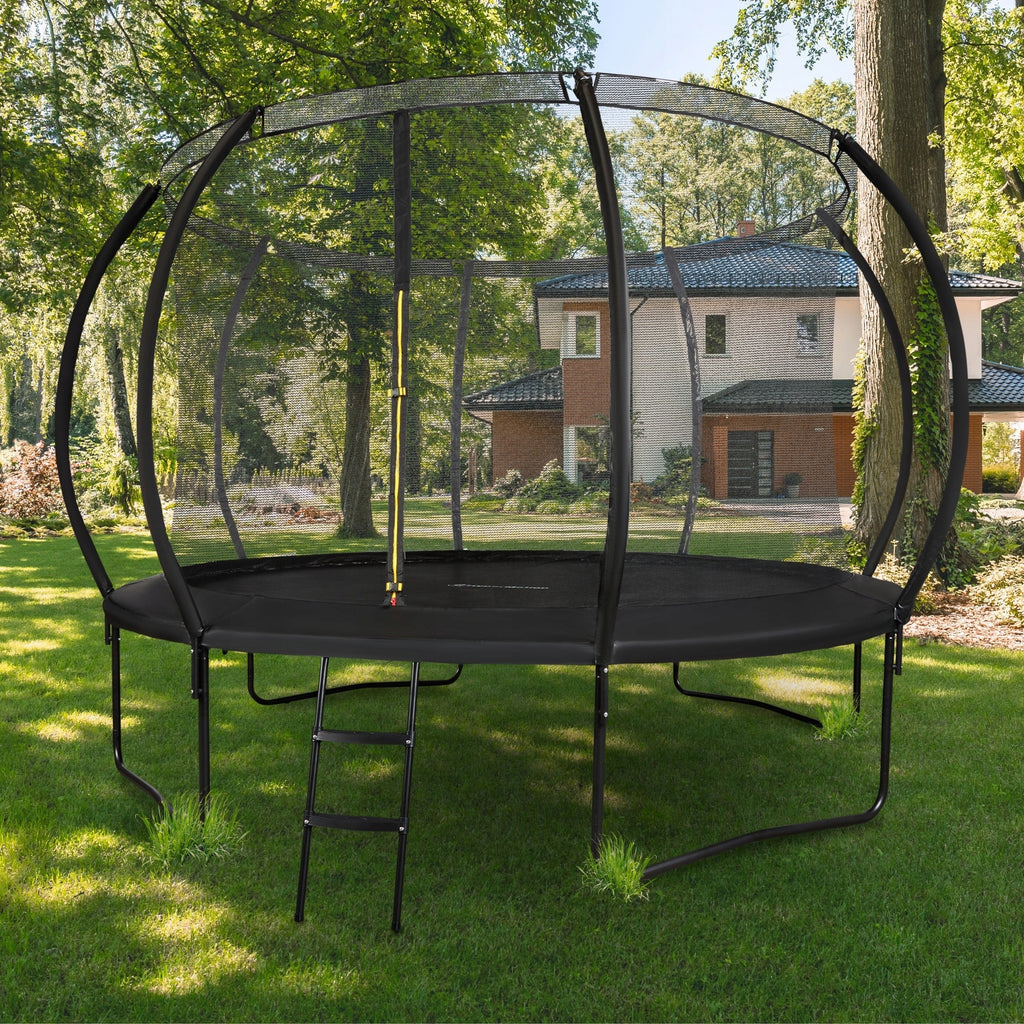 Cama Elástica de Jardim Segura para Crianças e Adultos, Grande 366cm XXL 150kg