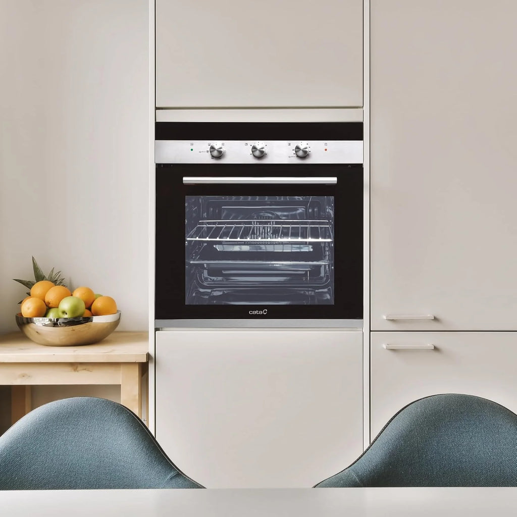 Forno multifunções CATA CM 760 AS BK, 2400 W, 50 litros, Aço Inoxidável, Preto