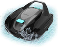 Cecotec Robô Limpa-fundos de Piscina sem Fio Conga Pooldroid 2000 FloorMaster. Autonomia 100min, Piscina sem Inclinações, até 80m2, Profundidade Máxima 2,5m, Capacidade 2,5L, Filtro de Alta Eficiência