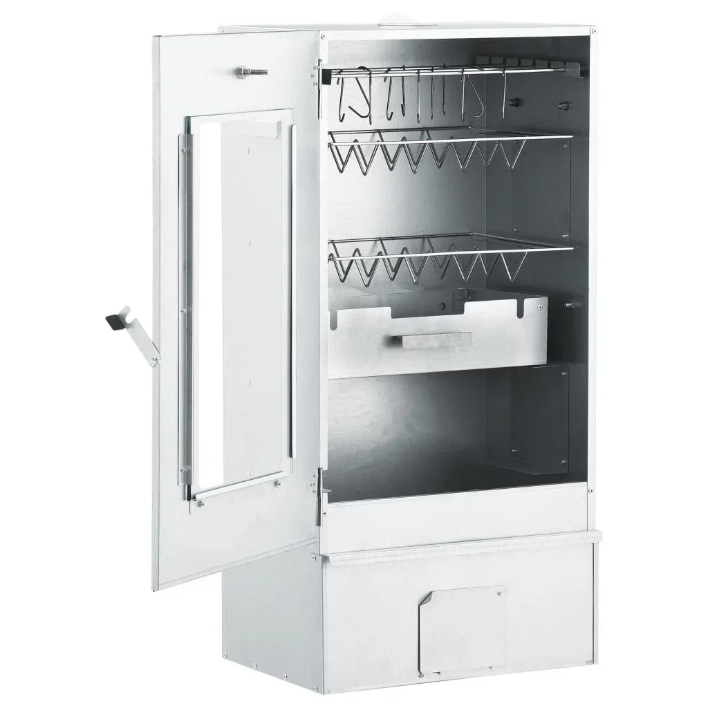 Forno Defumador Churrasqueira 1 Kg Lascas De Madeira 44,5x29x83 Cm Vidaxl