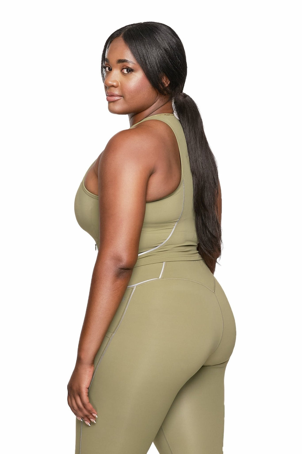 High Impact Reflective Pocket Sports Bra